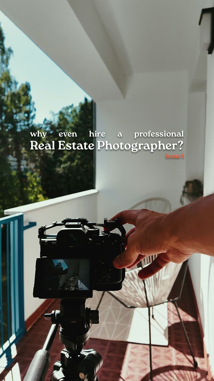 Vergleich zwischen Handyfoto und professioneller Immobilienaufnahme